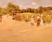 威廉梅里特查斯 - Lilliputian Boat-Lake